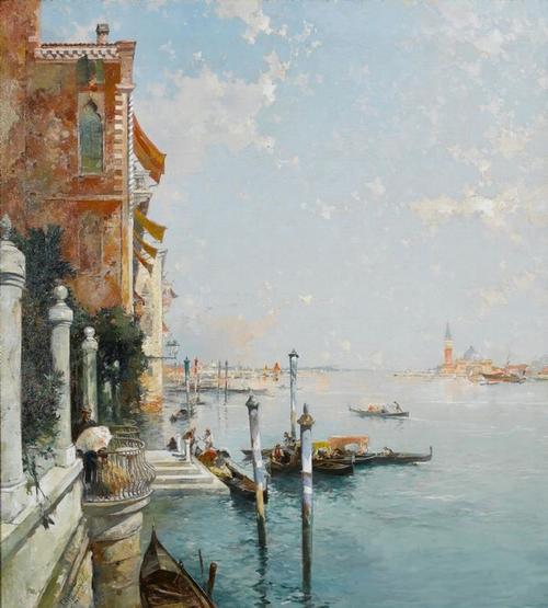 威尼斯画派油画作品（画威尼斯的有名的油画）