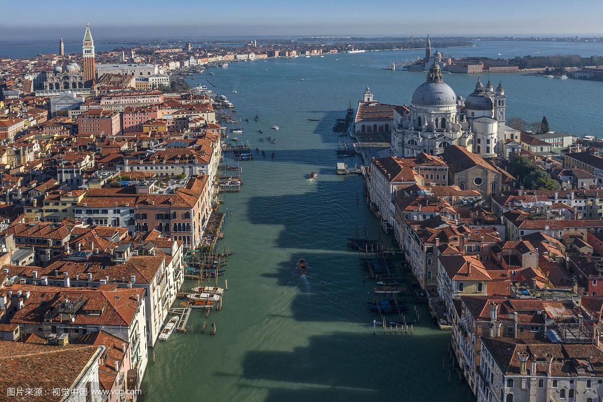 威尼斯高清航拍图片（威尼斯风景高清图）